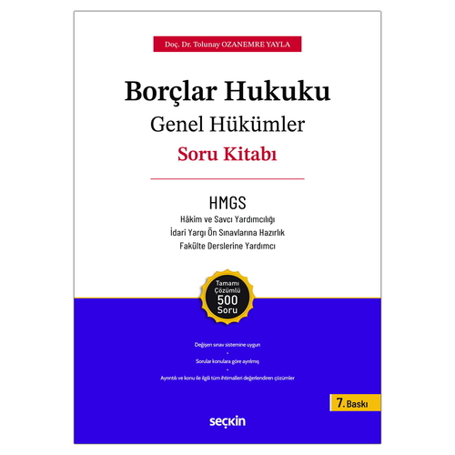 Borçlar Hukuku Genel Hükümler Soru Kitabı - Tolunay Ozanemre Yayla 2026