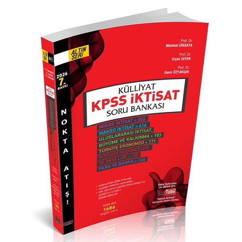 Nokta Atışı KÜLLİYAT KPSS İktisat Soru Bankası Savaş Yayınları 2026