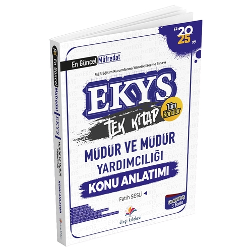 MEB EKYS Müdür ve Müdür Yardımcılığı Konu Anlatımı Dizgi Kitap Yayınları 2024