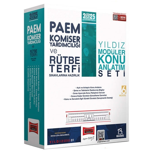 PAEM Komiser Yardımcılığı ve Rütbe Terfi Sınavlarına Hazırlık Konu Anlatımlı Modüler Set Yargı Yayınları 2025