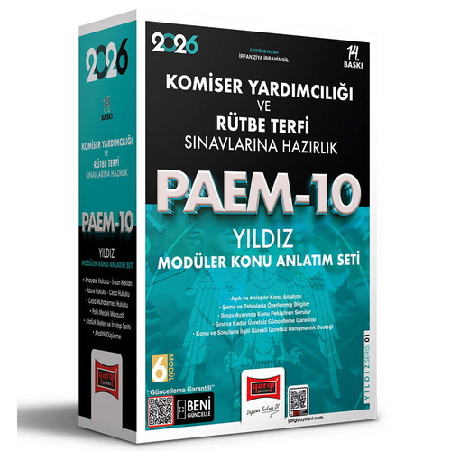 PAEM Komiser Yardımcılığı ve Rütbe Terfi Sınavlarına Hazırlık Konu Anlatımlı Modüler Set Yargı Yayınları 2026