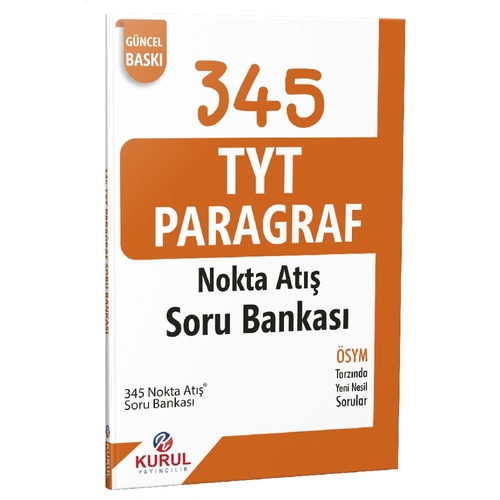 TYT Paragraf Nokta Atış Soru Bankası Kurul Yayınları