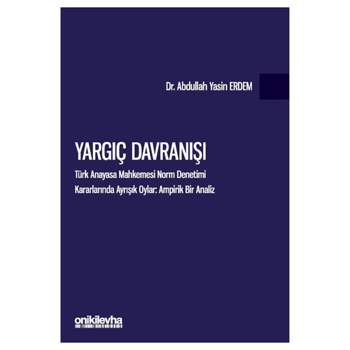 Yargıç Davranışı - Abdullah Yasin Erdem