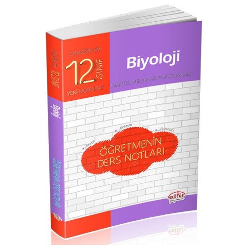 12. Sınıf Biyoloji Öğretmenin Ders Notları Editör Yayınları