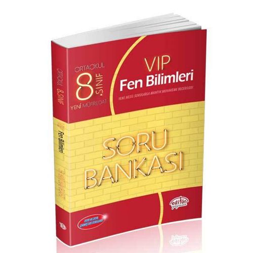 8. Sınıf VIP Fen Bilimleri Soru Bankası Editör Yayınları