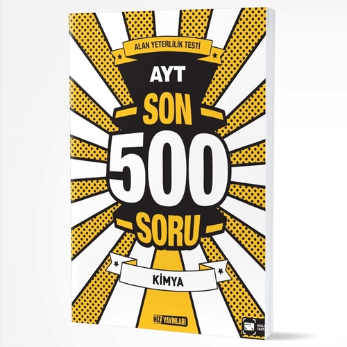 AYT Kimya Son 500 Soru Hız Yayınları 2020