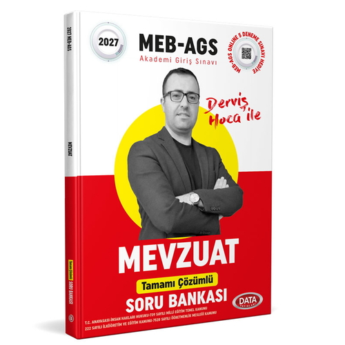 Derviş Hoca İle MEB AGS Mevzuat Tamamı Çözümlü Soru Bankası Data Yayınları 2027