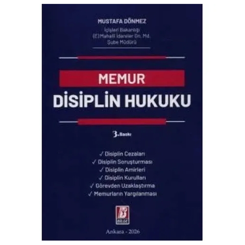 Devlet Memurları Disiplin Hukuku - Mustafa Dönmez