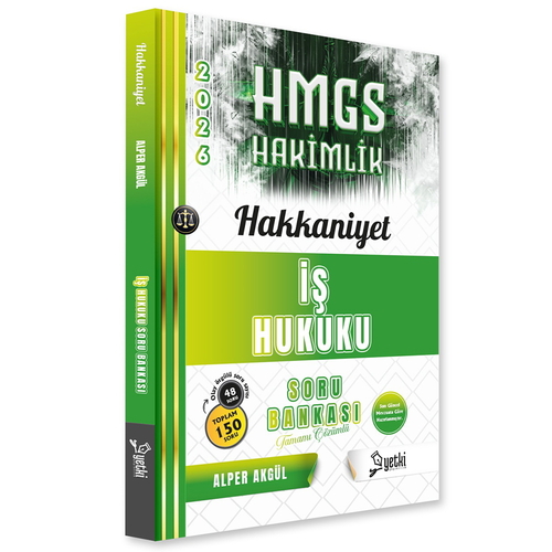 HMGS Hakimlik Hakkaniyet İş Hukuku Soru Bankası Yetki Yayınları 2026