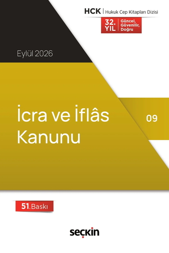 İcra ve İflas Kanunu - Seçkin Yayınevi Kanun Metinleri Eylül 2026