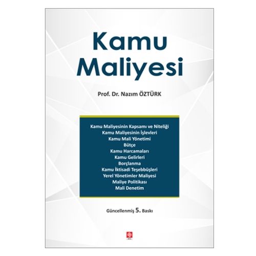 Kamu Maliyesi - Nazım Öztürk