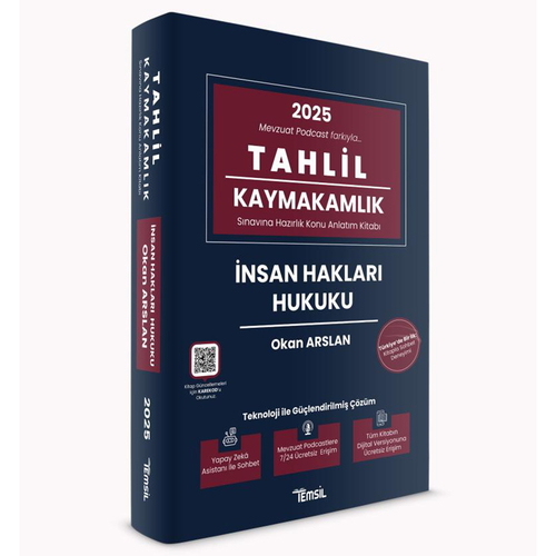 TAHLİL Kaymakamlık İnsan Hakları Hukuku Konu Anlatımı Temsil Kitap Yayınları 2025