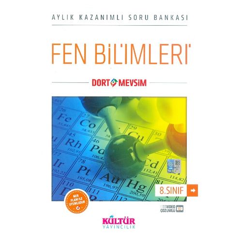 8. Sınıf Fen Bilimleri Soru Bankası Kültür Yayınları