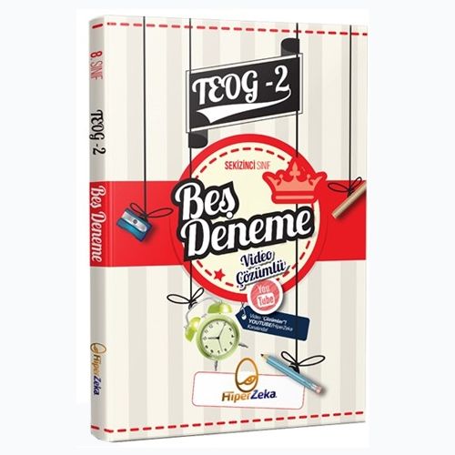 TEOG 2 Video Çözümlü 5 Deneme 10 Fasikül - Hiper Zeka Yayınları