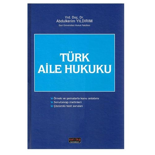 Türk Aile Hukuku - Abdülkerim Yıldırım