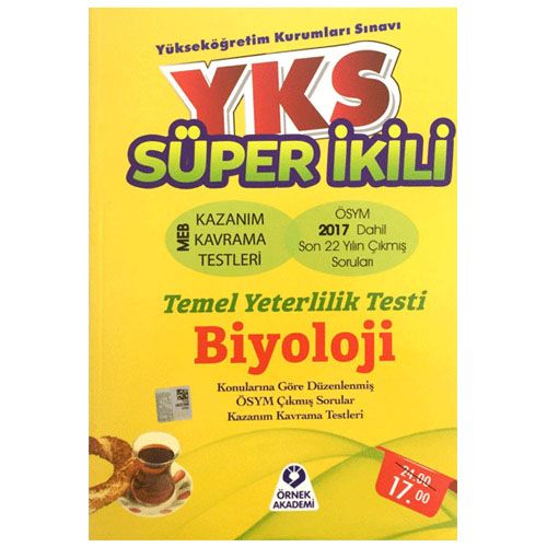 YKS TYT Süper İkili Biyoloji Soru Bankası Örnek Akademi Yayınları