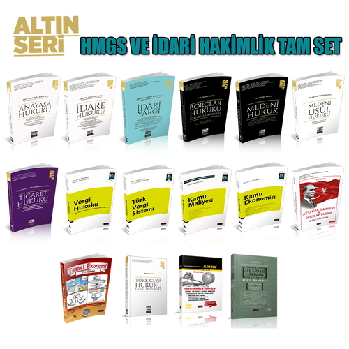 Altın Seri HMGS ve İdari Hakim Yardımcılığı Sınavı Hazırlık Konu Anlatımlı Seti 2026