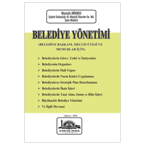 Belediye Yönetimi - Mustafa Dönmez