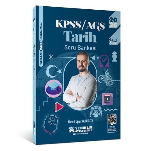 KPSS Genel Kültür Atölye Serisi Tarih Soru Bankası Yediiklim Yayınları 2026