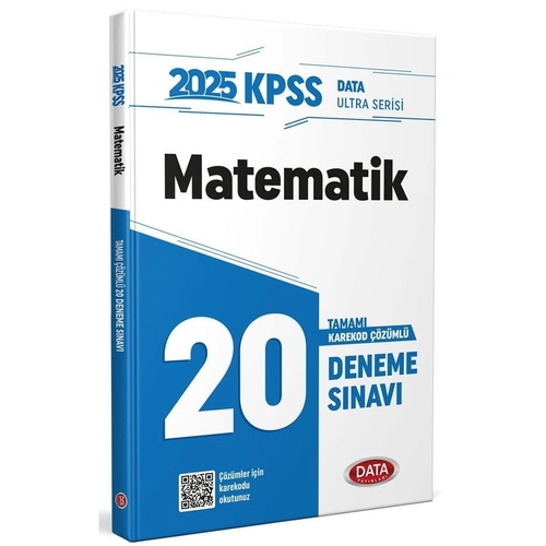 KPSS Ultra Serisi Matematik 20 Deneme Sınavı Data Yayınları 2025