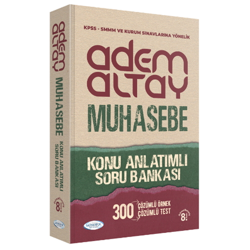 Muhasebe Konu Anlatımlı Soru Bankası Monopol Yayınları 2025