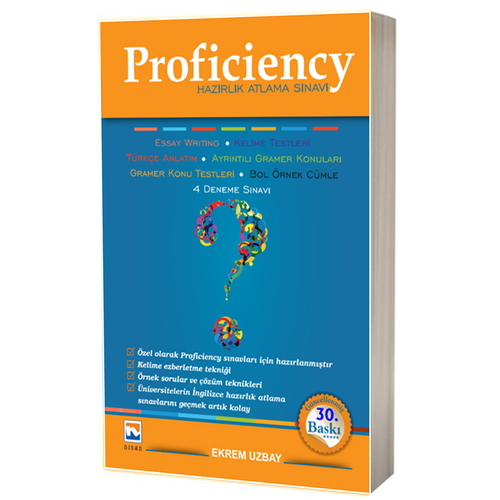 Proficiency Hazırlık Atlama Sınavı Nisan Yayınevi Yayınları
