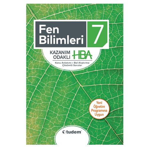 7. Sınıf Fen Bilimleri Kazanım Odaklı HBA Tudem Yayınları