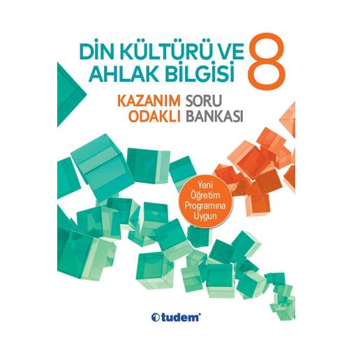 8. Sınıf Din Kültürü ve Ahlak Bilgisi Kazanım Odaklı Soru Bankası Tudem Yayınları