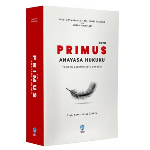 PRIMUS Anayasa Hukuku Soru Bankası Çözümlü Sorubankası.net Yayınları 2020