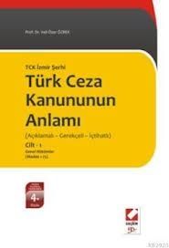 Türk Ceza Kanununun Anlamı Cilt:1 - Veli Özer Özbek