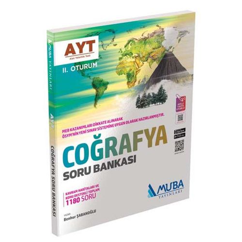 YKS AYT Coğrafya Soru Bankası Muba Yayınları