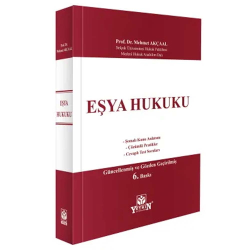 Eşya Hukuku - Mehmet Akçaal