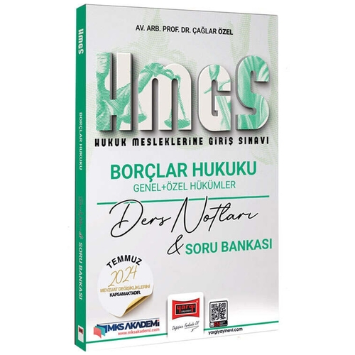 HMGS Borçlar Hukuku Genel ve Özel Hükümler Ders Notları ve Soru Bankası Yargı Yayınları 2024