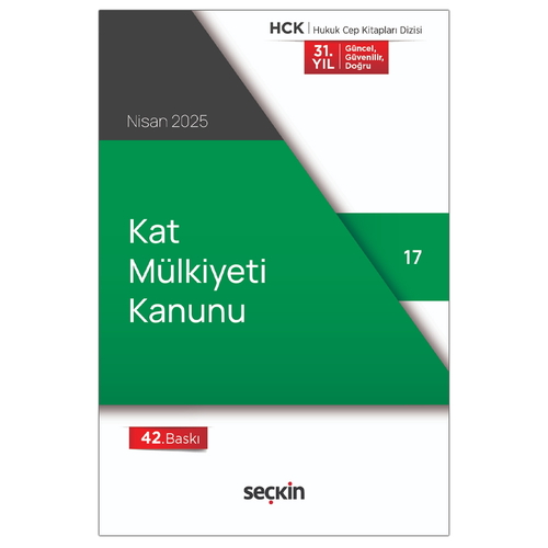Kat Mülkiyeti Kanunu - Seçkin Yayınevi Kanun Metinleri Nisan 2025