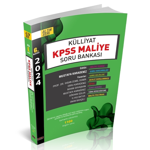 Kelepir Ürün İadesizdir - Külliyat KPSS Maliye Soru Bankası Savaş Yayınları 2024
