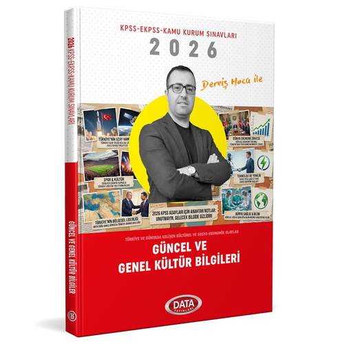 KPSS EKPSS Derviş Hoca ile Güncel ve Genel Kültür Bilgileri İçin Data Yayınları 2026
