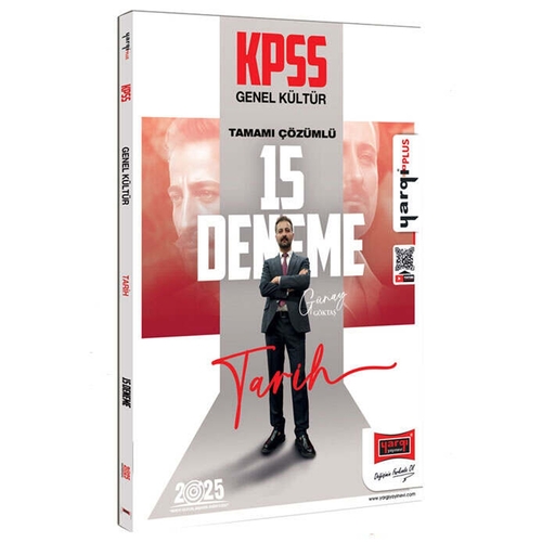 KPSS Genel Kültür Tamamı Çözümlü Tarih 15 Deneme Yargı Yayınları 2025