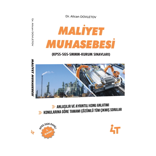 Maliyet Muhasebesi Konu Anlatımı 4T Yayınları 2026