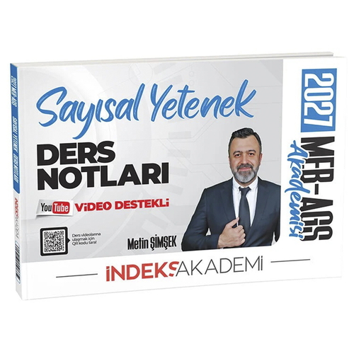 MEB-AGS Akademisi Sayısal Yetenek Video Ders Notları İndeks Akademi Yayınları 2027