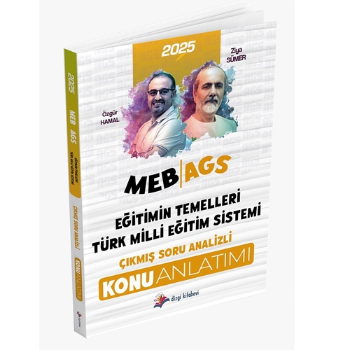 MEB AGS Eğitimin Temelleri ve Türk Milli Eğitim Sistemi Konu Anlatımı Dizgi Kitap Yayınları 2025