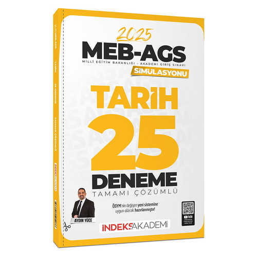 MEB AGS Simülasyonu Tarih 25 Deneme Çözümlü İndeks Akademi Yayınları 2025