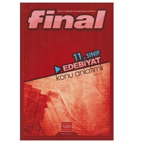 11. Sınıf Edebiyat Konu Anlatımlı Final Yayınları