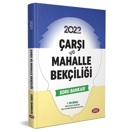 Çarşı ve Mahalle Bekçiliği Soru Bankası Data Yayınları 2022