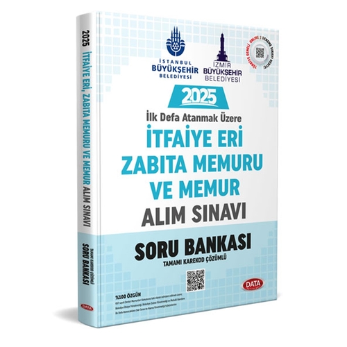 İtfaiye Eri, Zabıta Memuru ve Memur Alım Sınavı Soru Bankası Data Yayınları 2025