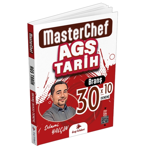 MasterChef AGS Tarih 30 Branş Deneme Dizgi Kitap Yayınları 2025