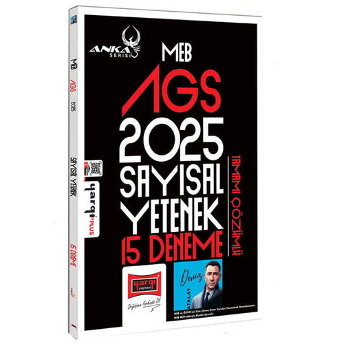 MEB AGS Anka Serisi Sayısal Yetenek Tamamı Çözümlü 15 Deneme Yargı Yayınları 2025