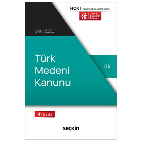 Türk Medeni Kanunu - Seçkin Yayınevi Kanun Metinleri Eylül 2026