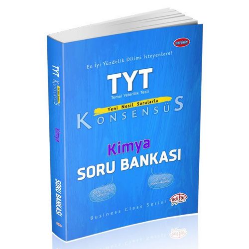 TYT Konsensüs Kimya Soru Bankası Editör Yayınları