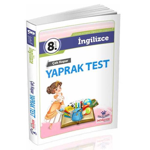 8. Sınıf İngilizce Çek Kopar Yaprak Test İnovasyon Yayıncılık