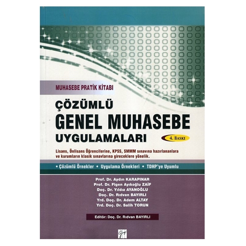 Çözümlü Genel Muhasebe Uygulamaları - Aydın Karapınar